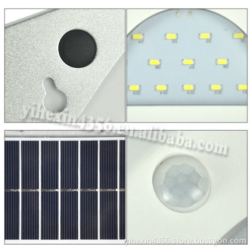Boruit SL820 Hot Sale Outdoor Garden Solar Led Sensor Wall Lamp